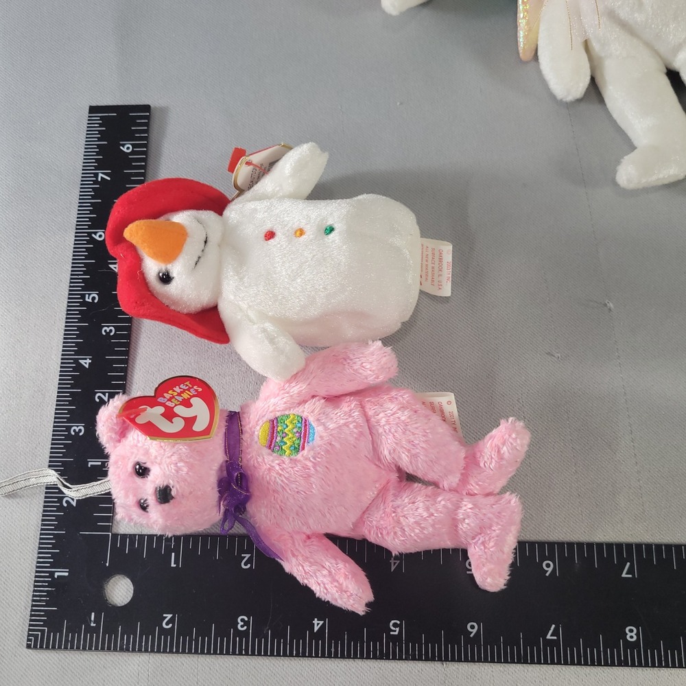 Ty Jingle & Basket Beanies Holiday Christmas Plush Ornaments Lot 18 - Picture 9 of 10